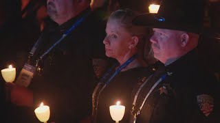 Vigil held for fallen law enforcement officers