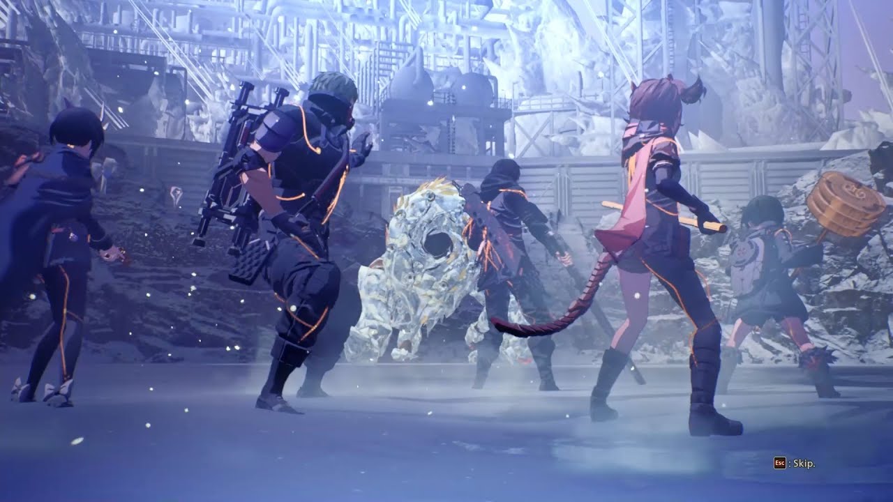 Yuito Platoon vs. Coil Moil At Hieno Mountain - SCARLET NEXUS Yuito's Story (1080p 60fps)