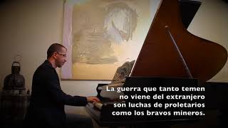 Video thumbnail of "Canción de soldados (Dicen que la patria es) - Chicho Sánchez Ferlosio - Versión piano (con letra)"