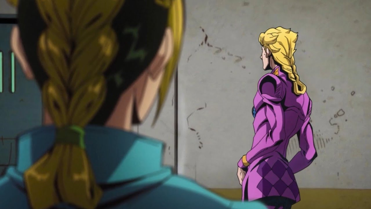 Jojo part 6 Jolyne meet her great grand uncle the gangstar YouTube