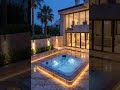 “De patio sin terminar a jacuzzi de lujo 💦✨ | El ANTES y DESPUÉS de la mansión” #viral #viralvideo