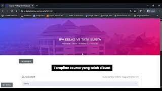 Tutorial Membuat Course di E-KULIAH.ID
