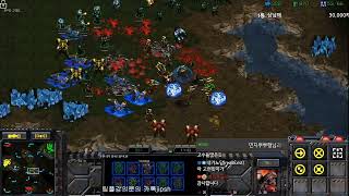 [스틱] 유튜브각 본진자원 다파먹을정도로 개빡샜네요 헌터 스타팀플 TeamPlay StarCraft