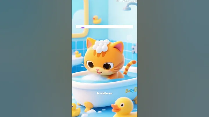 Video 10481221: cute cat bathing, cat bathing funny, kitty playing, kitty enjoying, cat cute fun