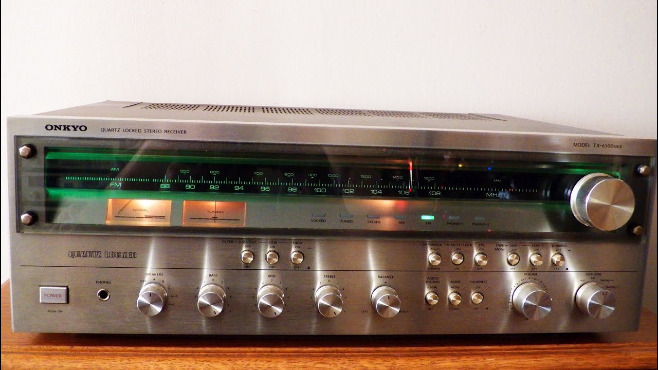 Monster Onkyo TX-6500 MK II vintage - YouTube