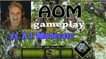 AOM (Age of Mythology) gameplay - Mom vs A.I. Moderate - HD(1080p) -  WildFlower a gamer mom