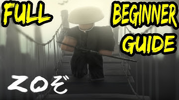 ROBLOX ZOぞ ULTIMATE STARTER GUIDE! | NOOB TO PRO GUIDE!