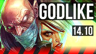 SINGED vs RIVEN (TOP) | Godlike | EUW Master | 14.10