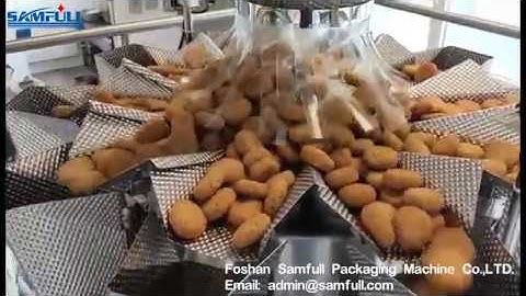 From Client Biscuits or Cookies Packaging Machine Working With 10 Multi head Weigher