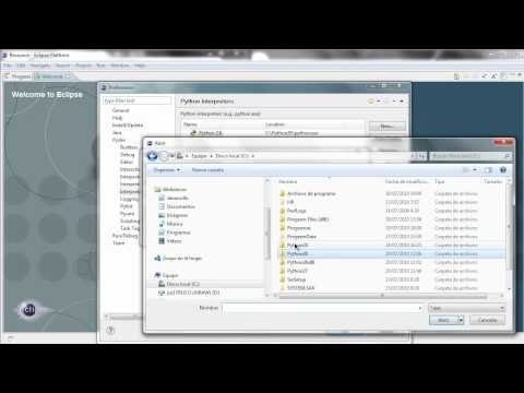 Eclipse 6. configuración intérpretes python