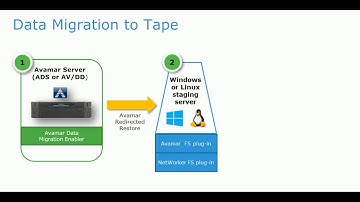 EMC Avamar Data Migration to Tape