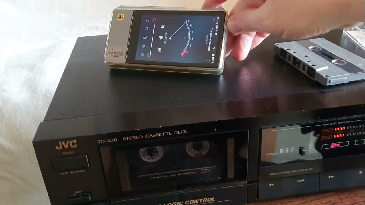 кассетная дека JVC TDX311 demo (демонстрация работоспособности) YouTube