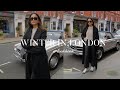 Winter in london  everyday winter outfits lookbook