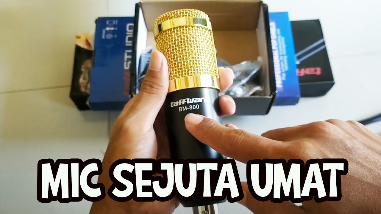 MICROPHONE TAFFWARE BM-800 HARGA TERJANGKAU