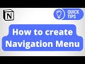 How to create a navigation menu bar