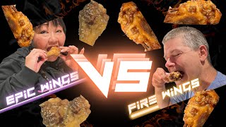 Who has the BEST WINGS in Orange County | Epic Wings Vs Fire Wings