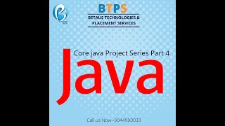 Core Java project part 4  By BTPS| Hotel Management System