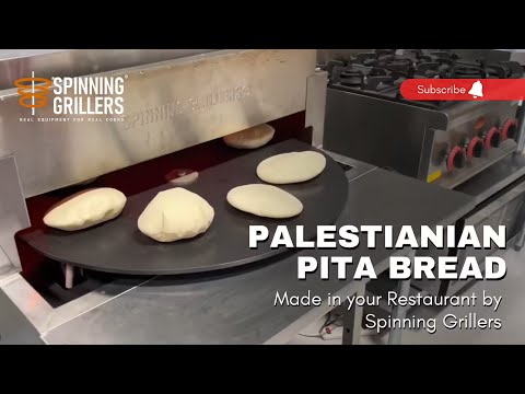 Spædbarn Have en picnic komedie Pita Bread- Thick Palestinian Pita Bread made by PitaOven - YouTube