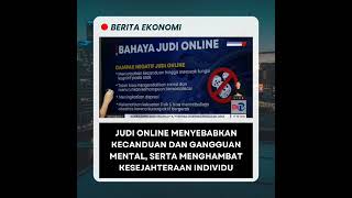 JUDI ONLINE MENYEBABKAN KECANDUAN DAN GANGGUAN MENTAL, SERTA MENGHAMBAT KESEJAHTERAAN INDIVIDU