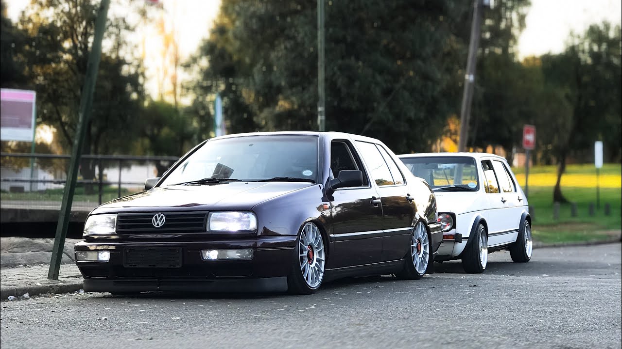 MK1 rabbit & MK3 Jetta took a short trip to the park - YouTube