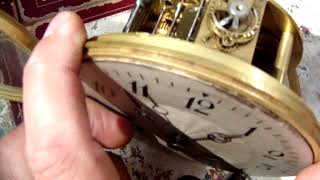 Clock Part French Platform Escapement Mantle Clock For Restoration Spare / repair