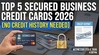 Top 5 Secured Business Credit Cards 2026 (No Credit History Needed)