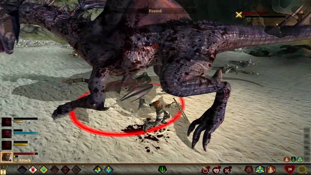 Dragon Age 2 Soloing The High Dragon
