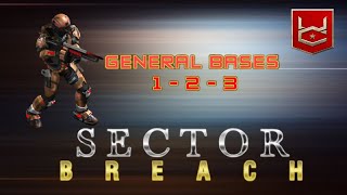 War Commander Sector Breach General base 1-2- Free Repair , base 3(6mints Repair)