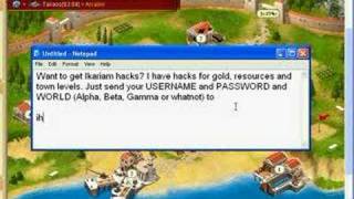 Get hacks for Ikariam!
