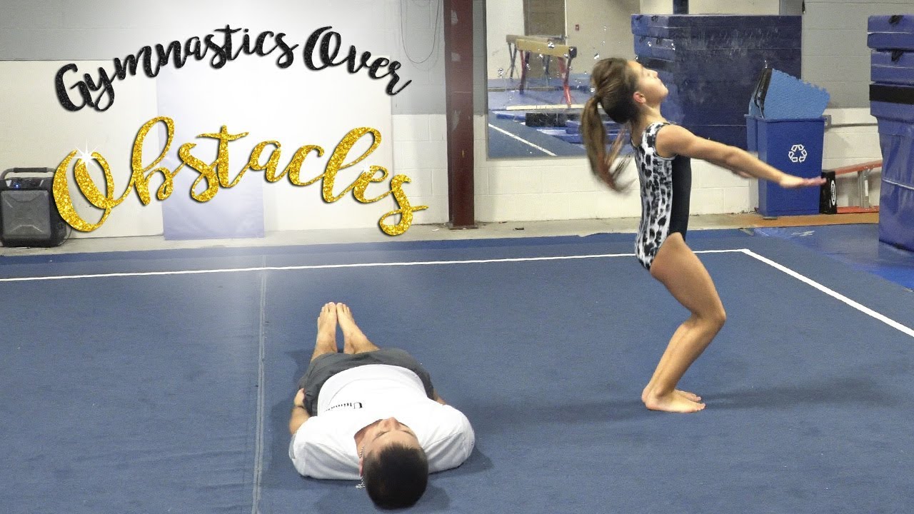 Gymnastics Over Obstacles Challenge Leah SGG YouTube