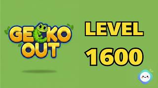 Gecko Out level 1600 Walkthrough & Solution