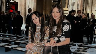 Mikha Tambayong & Beby Tsabina at Tory Burch Fall/Winter 2023 Runway Show