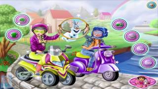 Princess Scooter Ride Elsa And Anna screenshot 5