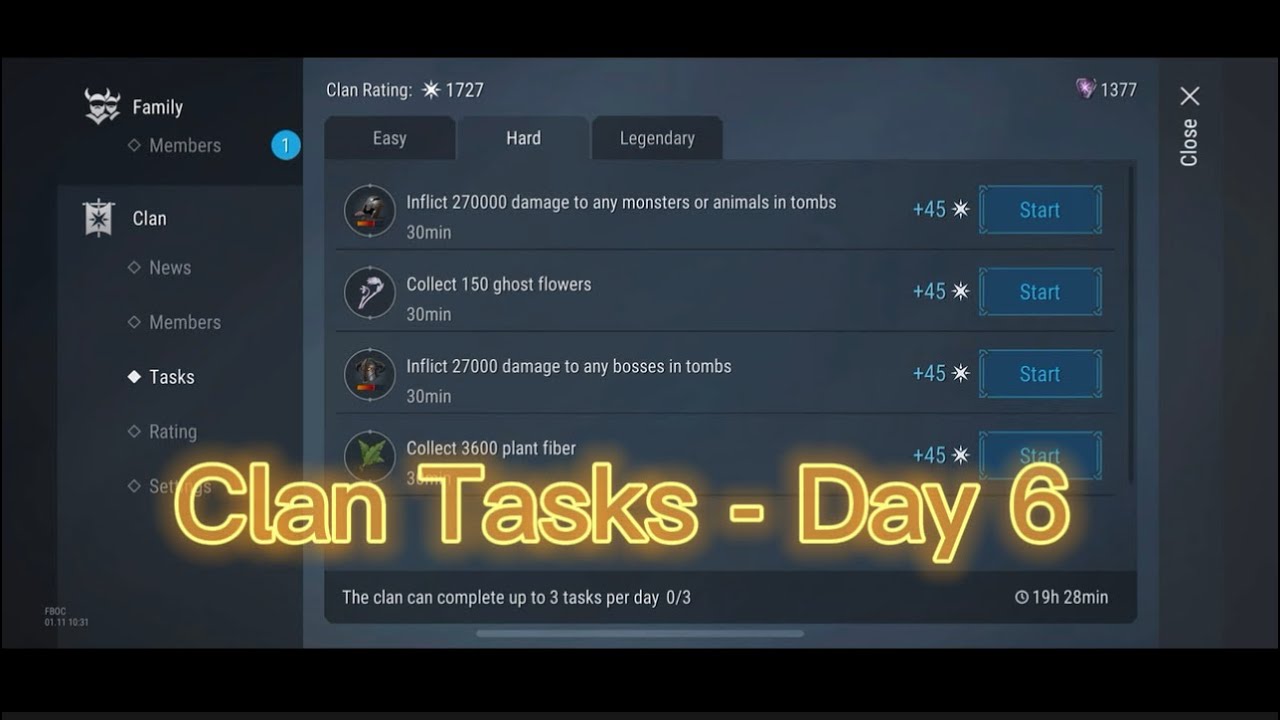 Frostborn : Clan Tasks - Day 6 - YouTube