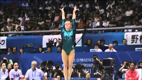 Ksenia Afanasyeva (RUS) 2011 Worlds EF FX