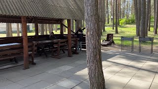 Санаторий Праслеска - площадка для приготовления шашлыков, Санатории Беларуси