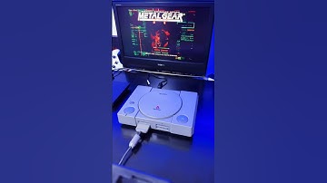 Reliving Metal Gear Solid on PS1 #retrogaming #retrogames #playstation #metalgearsolid