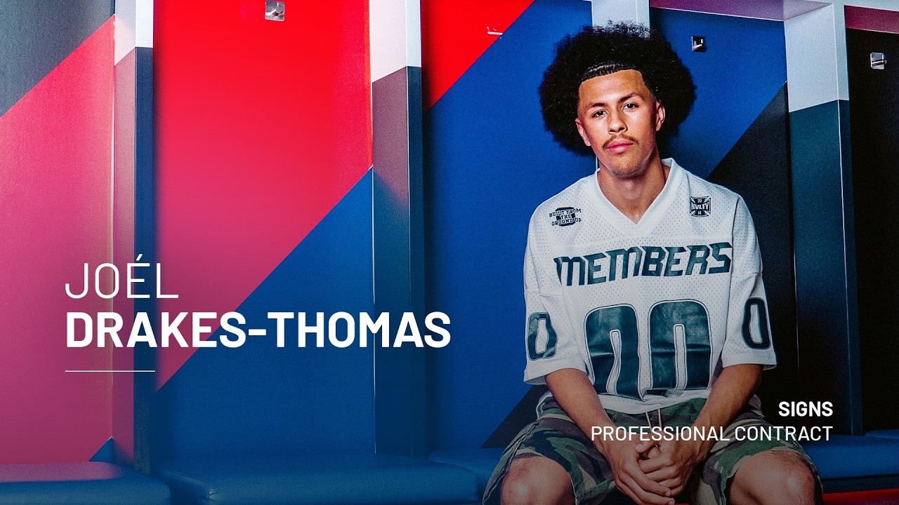 Joél Drakes-Thomas Signs His Professional Contract