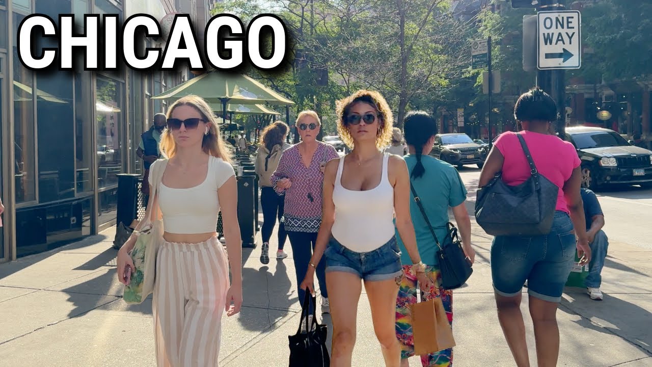 City of Chicago 😎🔥 Hot Day Walking Tour on Tuesday | June 17, 2025 | 4K Video