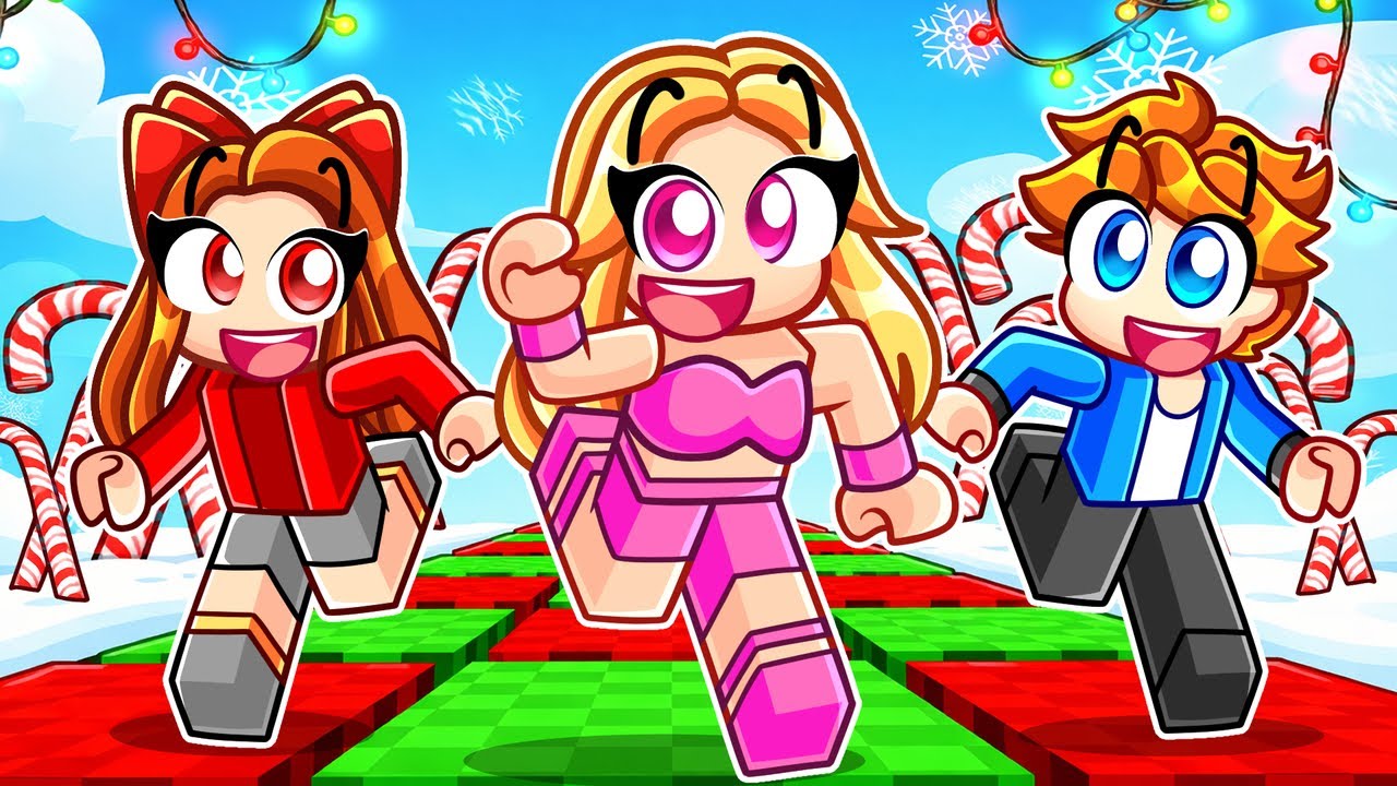 KTO DOTRZE PIERWSZY NA SZCZYT?! ŚWIĄTECZNA WIEŻA OBBY w Roblox! 🎄