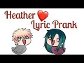 HAILEY LYRIC PRANKS JAKE | The Music Freaks Heather Lyric Prank | plot twist | • strawberry sundae •