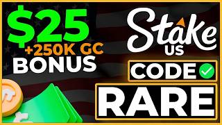 Stake US Promo Code "RARE" — $25 Stake Cash + 250K Gold Coins! (Review 2026)