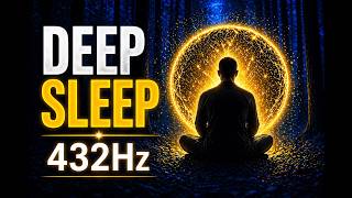 432Hz Deep Sleep Music – Fall Asleep Fast &amp; Stay Asleep | Relaxing Guitar Meditation
