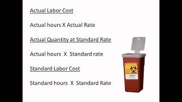 Managerial Accounting Standard Costs and Variance