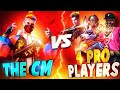 THE CM VS 4 PRO PLAYERS | INTENSE FIGHT| 🔥👽