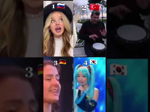 Dünyanın en zor şarkısı Türkiye Vs Diğerleri