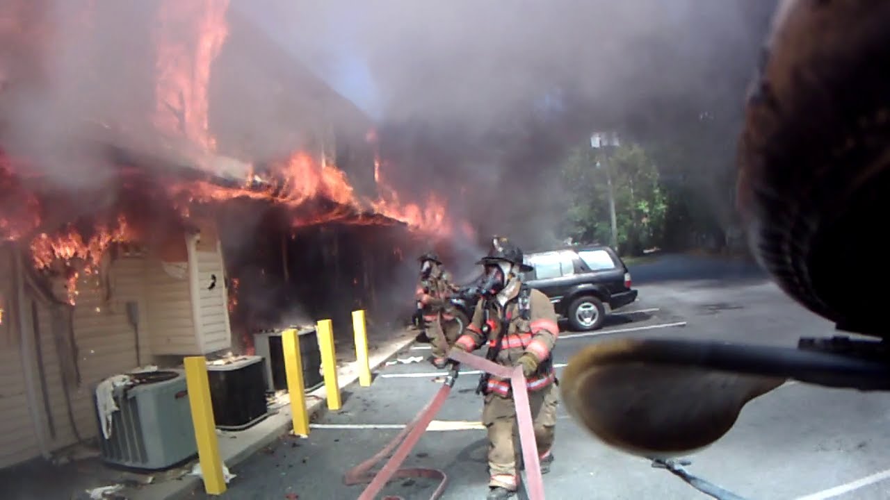 Working Building Fire 