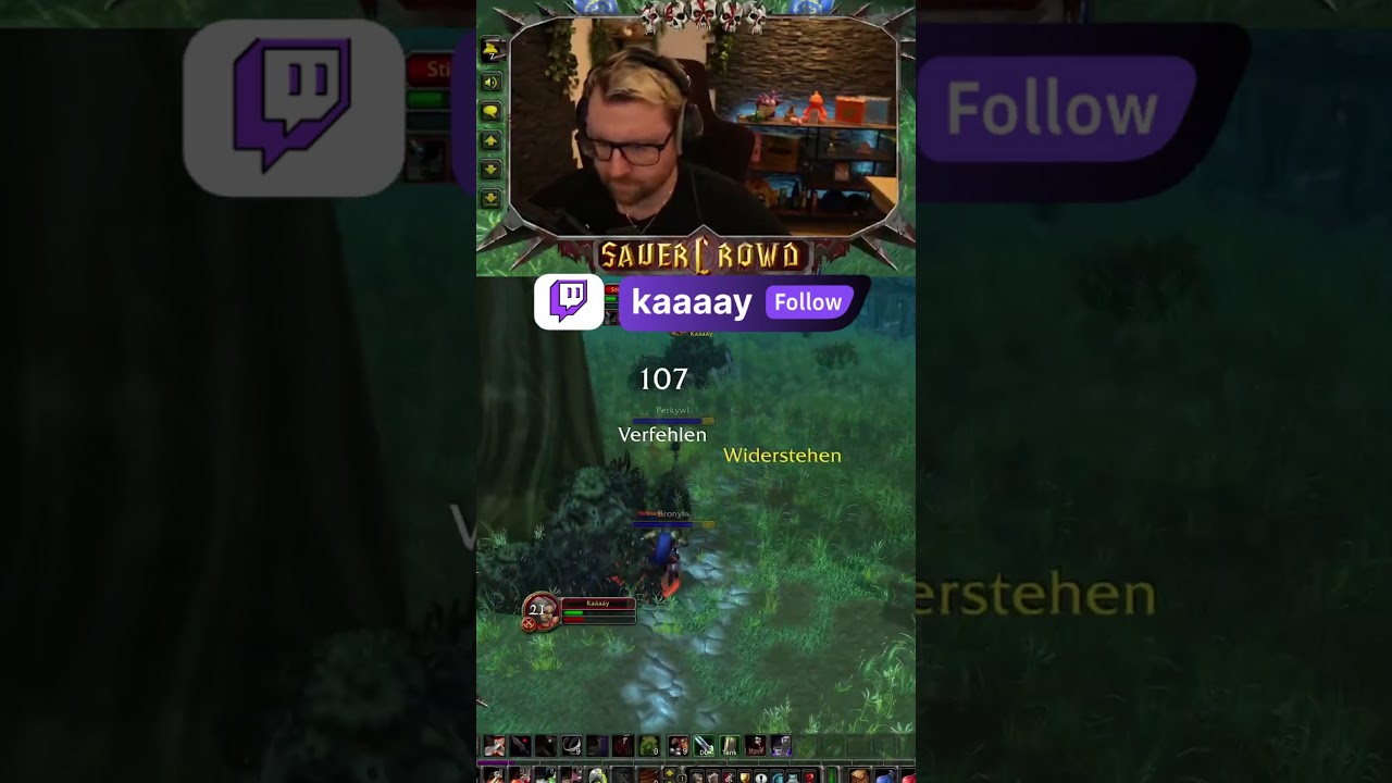 Twitch: kaaaay #streamer #shorts #twitch #worldofwarcraft #sauercrowd #wow #wowclassic #gaming