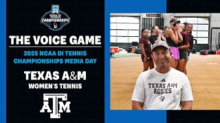 Texas A&M Women's Tennis | The Voice Game | 2025 NCAA Championship Media Day