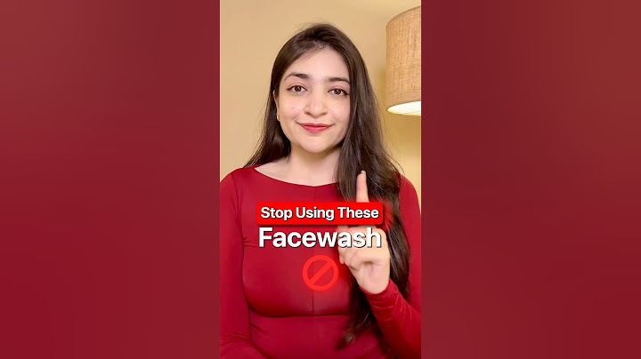Arrêtez d'utiliser ces nettoyants pour le visage ❌